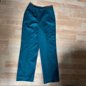 Pendleton Vintage green wool trousers straight leg